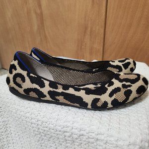 Rothy's Animal Print Round Toe Flats Size 9